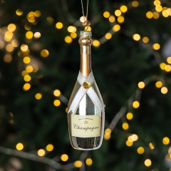 Елочная игрушка "Шампанское", 14 см СПАСЕННАЯ ПОЗИЦИЯ (6043-001)