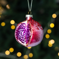 Елочная игрушка "Гранат", 8 см СПАСЕННАЯ ПОЗИЦИЯ (6043-011)