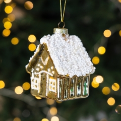Елочная игрушка "Пряничный Домик", 8 см СПАСЕННАЯ ПОЗИЦИЯ (6043-012)