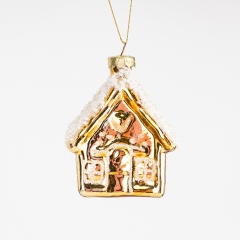 Елочная игрушка "Пряничный Домик", 8 см СПАСЕННАЯ ПОЗИЦИЯ (6043-012)