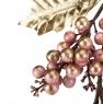 Декоративная ветка "Изумительные ягоды" светло-розовая (2010-136)