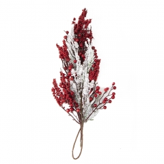 Декоративная ветка "Спелые зимние ягоды" 65*25 см (2010-146)