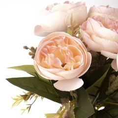 Декоративні квіти "Піоновидні троянди" пудрові (8722-031)