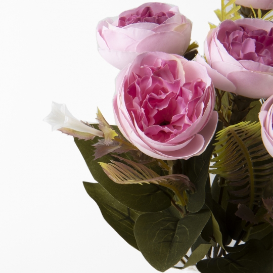 Декоративна квітка "Піоновидні рози" фіолетові (8722-032)