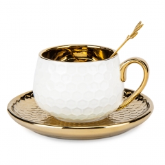 УЦІНКА Керамічна чашка "Соти", біла (дефект фарбування) (00BR-8904-011/2)