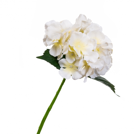 Квітка штучна "Гортензія", біла, 36 см (2000-050WT)