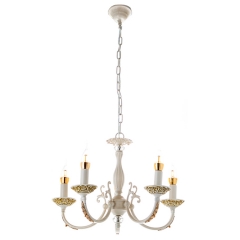 Люстра подвесная винтажная белая (5 ламп) (FN005/5) (FN005/5)