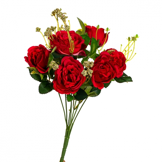 Букет з троянд "Dame de Couer", червоний, 32 см (8409-014)