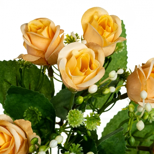 Букет з троянд "Суперзірка", жовтий, 30 см (8409-018)