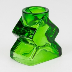 Набір з 2 підсвічників "Ялинка", зелений, 8,5*7 см (2020-002)