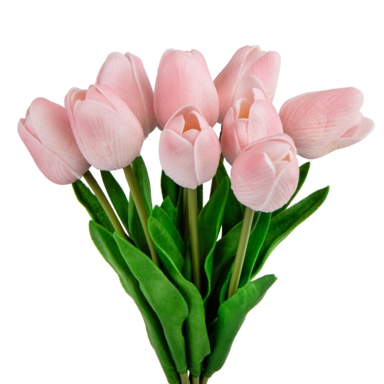 Букет тюльпанів "Весняна мелодія", рожевий, 34 см (9023-026)