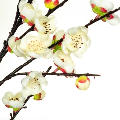 Гілка квітучої сливи, біла, 115 см (8414-014)