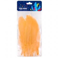 Декоративные перья, оранжевые (9094-003)