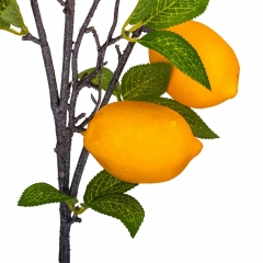 Искусственная ветка "Лимоны", 90 см (9131-004)