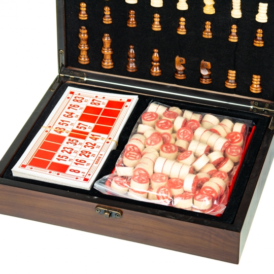 Ігровий набір 2 в 1 (шахи, бінго) (8718-004)