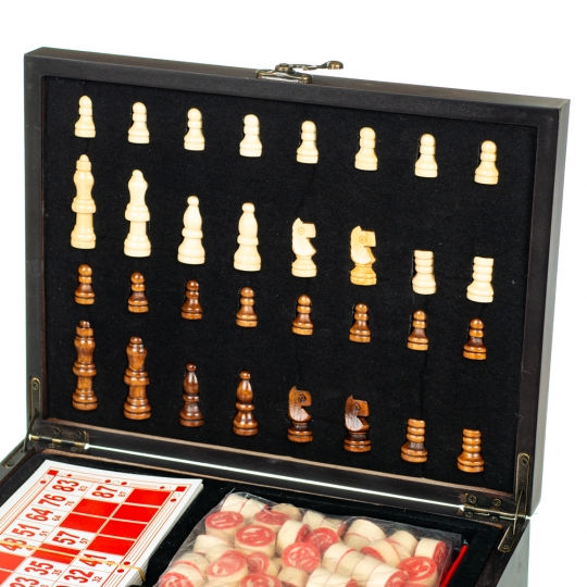 Ігровий набір 2 в 1 (шахи, бінго) (8718-004)