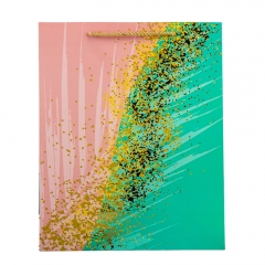 Подарочный пакет "Золотой шелест", 26*32 см (9069-001)