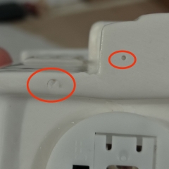 Светодиодный домик (LED), белый, 14 см (00BR-6039-003)