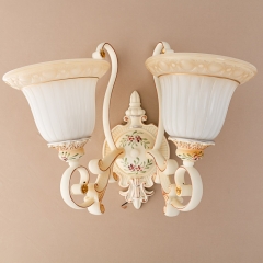 Бра на 2 плафона бежевого цвета из матового стекла (YA009/2) (YA009/2)