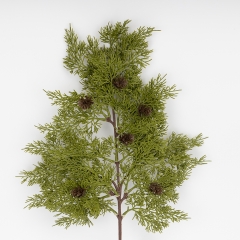 Декоративная ветвь "Туя с шишками", 57 см (9256-006)