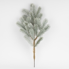 Декоративная ветвь "Заснеженая ель", 47 см (9256-010)