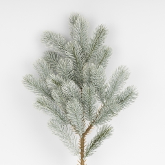 Декоративная ветвь "Заснеженая ель", 47 см (9256-010)
