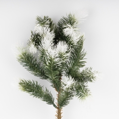 Декоративная ветвь "Пухнастая ель в снегу", 41 см (9256-011)