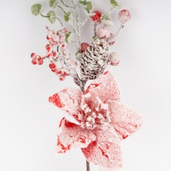 Декоративная ветвь "Зимная красота", 36 см (9257-018)