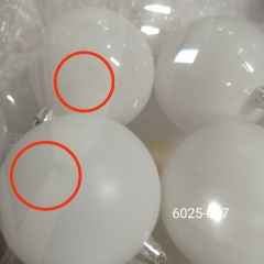 Набор елочных шаров "Рождественский ритуал" (8см * 6шт, белый) (00BR-6025-027)