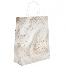 Подарочный пакет "Золотое кружево", 24,5*31 см * Рандомный выбор дизайна (9215-008)