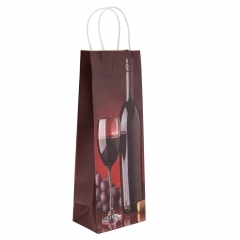 Подарочный пакет "Благородный вкус", 12,5*35 см * Рандомный выбор дизайна (9215-009)