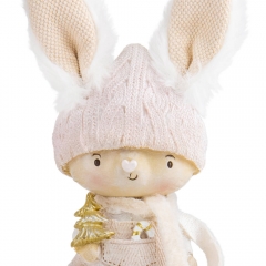 Фигурка "Новогодний зайчик", 16 см (6014-041)