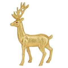 Декоративная фигурка "Блестящий олень", золотая, 36 см (6041-019)