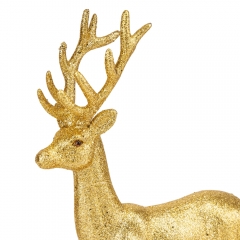 Декоративная фигурка "Блестящий олень", золотая, 36 см (6041-019)