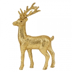 Декоративная фигурка "Блестящий олень", золотая, 23 см (6041-025)