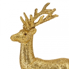 Декоративная фигурка "Блестящий олень", золотая, 23 см (6041-025)