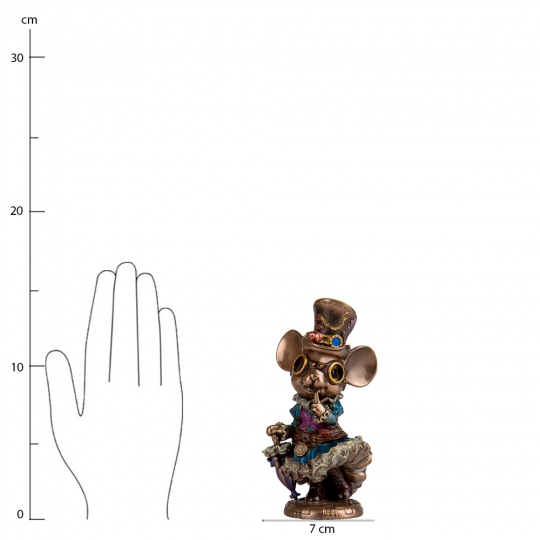 Статуетка "Мишка", 14 см (77962A4)