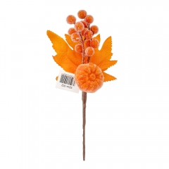 Искусственная ветвь "Осенние ягоды", 24 см (9244-002)