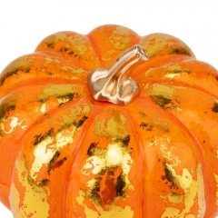 Декоративная тыква "Золотой блеск", 14 см (9244-014)