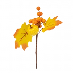 Искусственная ветвь "Тыквенное тепло ", 20 см (9246-001)