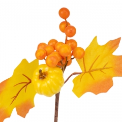Искусственная ветвь "Тыквенное тепло ", 20 см (9246-001)