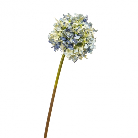 Квітка штучна "Гортензія куляста", синя (8100-067)
