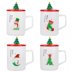 Кружка "Green Christmas tree", 350 мл * Рандомный выбор дизайна (9151-029)