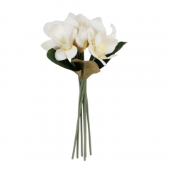 Букет магнолии, 7 бутонов, кремовый, 34 см (9213-018)