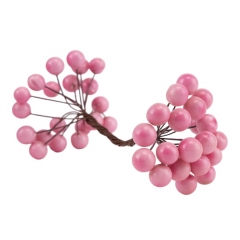 Набор декоративных ягодок "Дары природы", розовый, 15 см (9223-007)