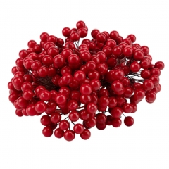 Набор декоративных ягодок "Дары природы", красный, 15 см (9223-008)