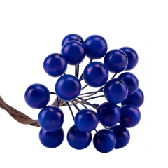 Набор декоративных ягодок "Дары природы", синий, 15 см (9223-012)