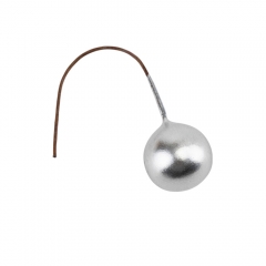 Набор декоративных ягодок "Жемчуг", серебряный, 200 шт, 6,5 см (9223-021)