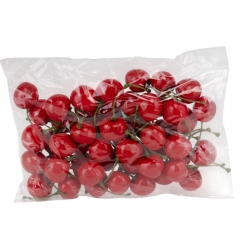 Набор искусственных вишен, 50 шт, красный, 2,5 см (9223-022)