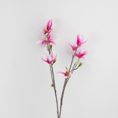 Магнолія штучна, біло-рожева, 85 см (2028-010/beauty)